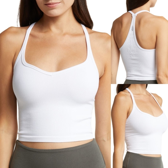 🆕️FP Happiness Runs Crop Racerback Tank - Picture 1 of 4